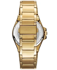 Dkny Men's Modernist Gold-Tone Stainless Steel Bracelet Watch, 42mm