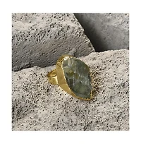 Sohi Women's Teardrop Stone Cocktail Ring