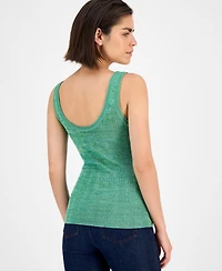 I.n.c. International Concepts Women's Space-Dyed Sweater Tank Top, Exclusively at Macy's