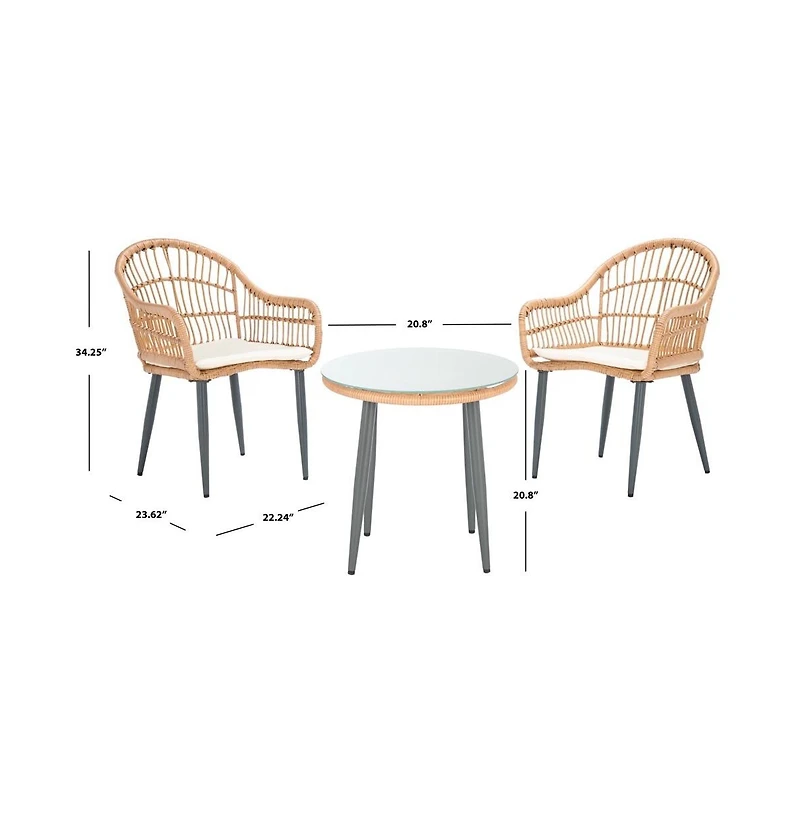 Berlen 3PC Lounger Set