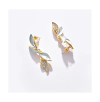 Sohi Women's Gold Plated Designer Drop Earrings