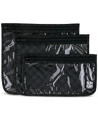 Bumkins Rich and Bougee Clear Travel Bags, 3 Pack