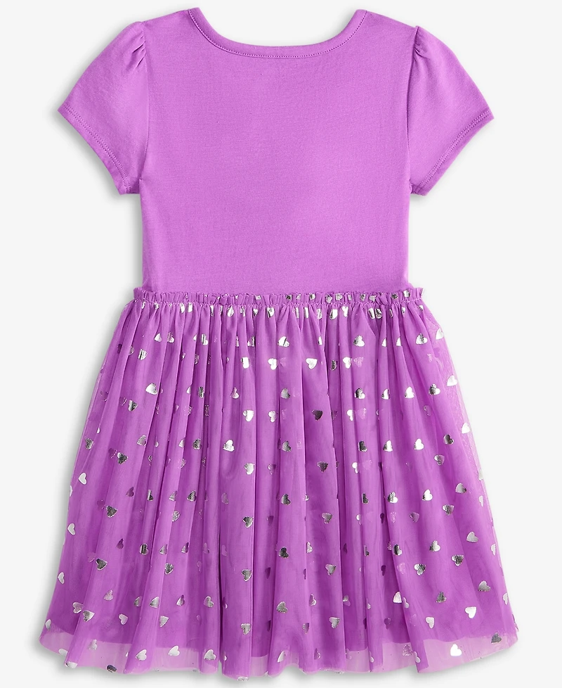 Toddler Girls Foil Heart Tutu Dress, Exclusively at Macy's