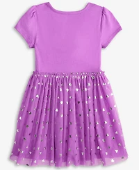 Toddler Girls Foil Heart Tutu Dress, Exclusively at Macy's