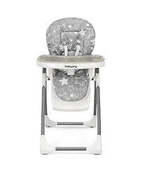 Costway Toddler Folding High Chair Dining Chair w/ 6-Level Height Adjustment