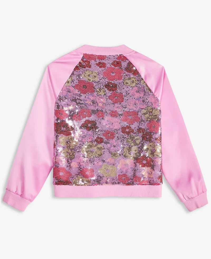 Epic Threads Little & Big Girls Sequined Bomber Jacket, Exclusively at Macy's