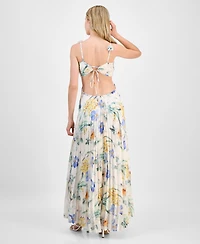 Astr the Label Women's Emese Pleated Floral Maxi Dress