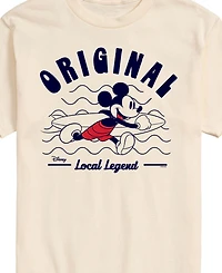 Airwaves Men's Disney Mickey's Original Local Legend Short Sleeve T-Shirt