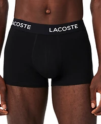 Lacoste Men's 5-Pack Regular-Fit Stretch Logo Band Trunk Underwear