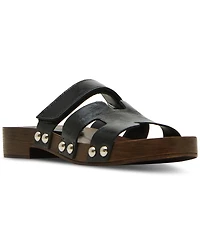 Steve Madden Women's Canal Wooden Platform Slide Sandals