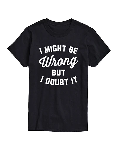 Airwaves Men's Might Be Wrong But Doubt It Short Sleeve T-Shirt