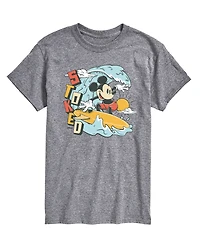 Airwaves Men's Disney Mickey Stoked Short Sleeve T-Shirt