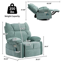 Dyhome Dining Chairs Set of 2, Kitchen Room Chairs, Mid Century Modern Upholstered Boucle