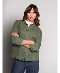 Celtic & Co. Women's Linen Western Jacket