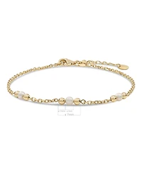 Devata Freshwater Pearl Chain Bracelet in 14K Gold, 6.5 in adj to 7.5 in