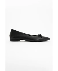 Ruby Leather Pointed Toe Flats