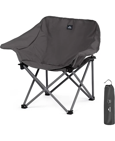 Naturehike Foldable Camping chair Can bear 110 kg Fishing Portable folding With armrest and two pockets