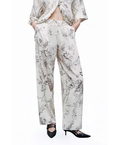 Nocturne Women's Patterned Jacquard Pants