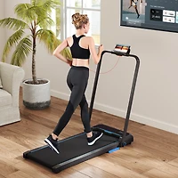 3 1 Folding Treadmill with Remote Control and Led Display