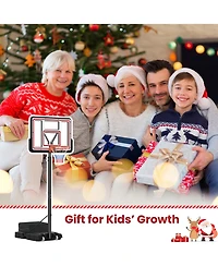 Portable Basketball Hoop Adjustable Basketball Goal System