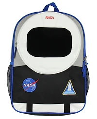 Nasa Astronaut 17" Backpack Space Shuttle Meatball Patches Travel Book Bag For Daily Use