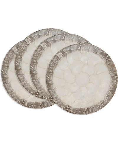 Saro Lifestyle Glow Capiz Placemats, 15" Round