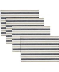 Saro Lifestyle Modern Striped Placemats, 13" x 19"