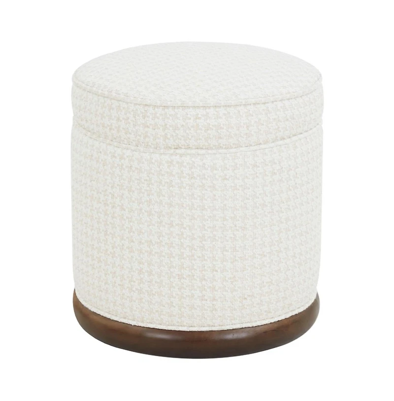Fiorelli Round Boucle Ottoman