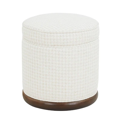 Fiorelli Round Boucle Ottoman