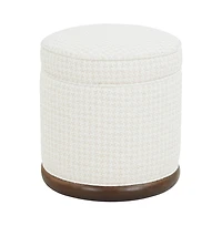 Fiorelli Round Boucle Ottoman