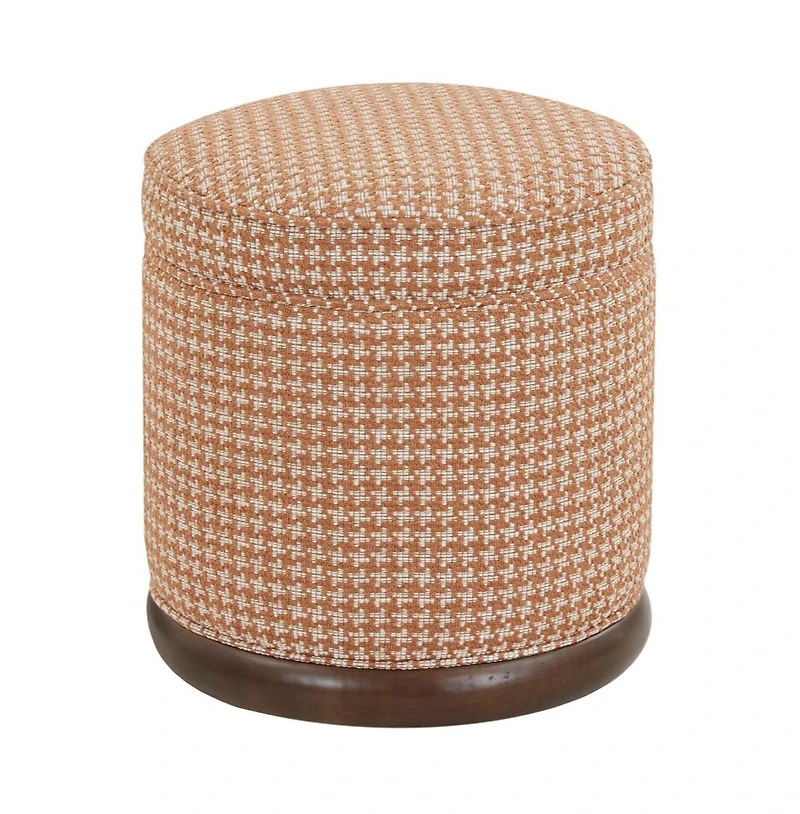 Fiorelli Round Boucle Ottoman