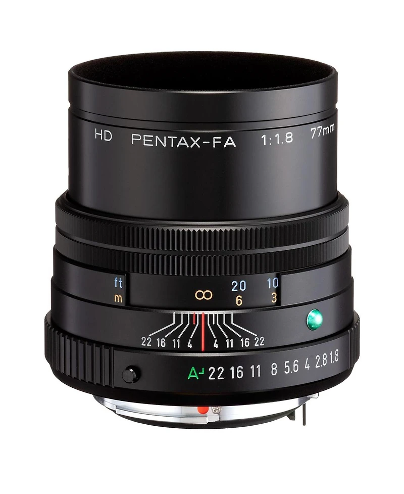 Pentax Hd Pentax-fa 77mm f/1.8 Limited Lens, Black, Bundle with Hoya 49mm Uv+Cpl Filter Kit