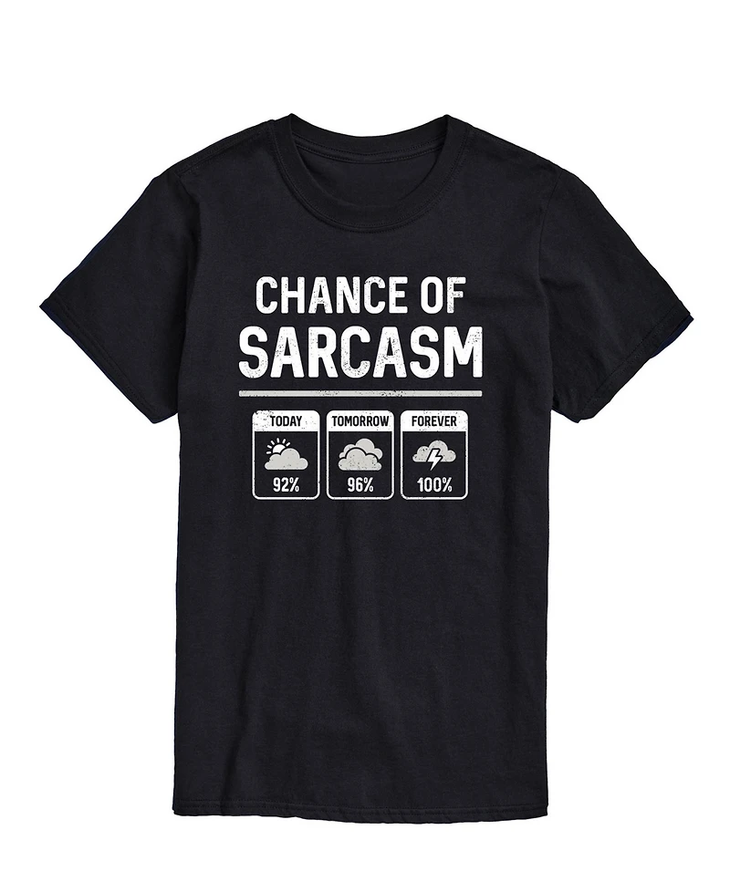 Airwaves Men's Chance of Sarcasm Short Sleeve T-Shirt