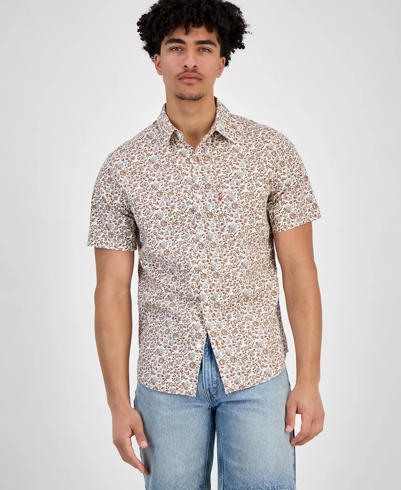 Levi's Men's Classic 1 Pocket Short Sleeve Regular Fit Shirt