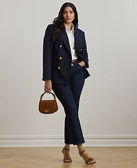 Lauren Ralph Plus-Size Mid-Rise Straight Jean