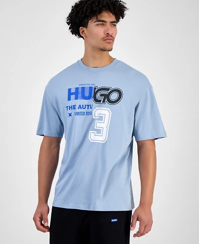 Hugo by Boss Men's Racing Logo Graphic T-Shirt