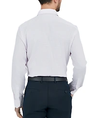 Perry Ellis Portfolio Men's Textured Tattersall Dress Shirt