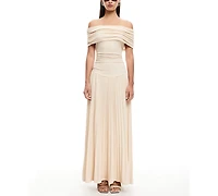 Lioness Women's Field Of Dreams Off-The-Shoulder Maxi Dress