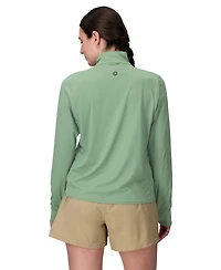 Marmot Women's Air Exchange Upf 50 1/4 Zip Shirt