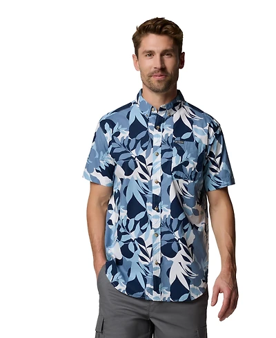 Columbia Men's Rapid Rivers Printed Short Sleeve Shirt