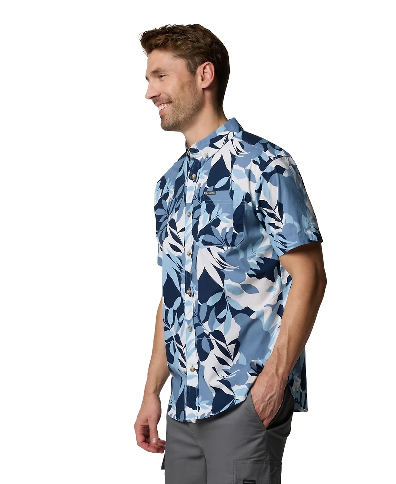 Columbia Men's Rapid Rivers Printed Short Sleeve Shirt
