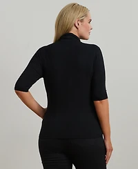 Lauren Ralph Plus Lightweight Turtleneck Sweater