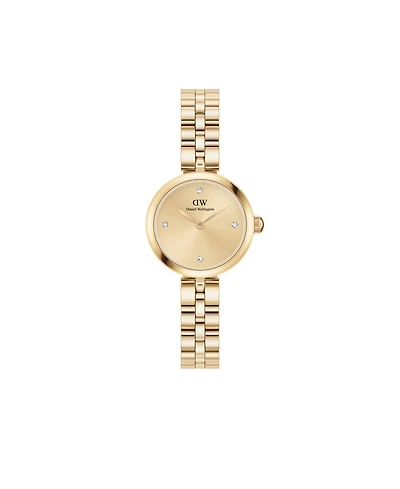 Daniel Wellington Unisex Analog Gold-Tone Stainless Steel Watch, 22mm