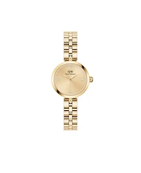 Daniel Wellington Unisex Analog Gold-Tone Stainless Steel Watch, 22mm