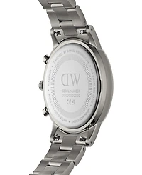 Daniel Wellington Unisex Chronograph Black Stainless Steel Watch, 42mm