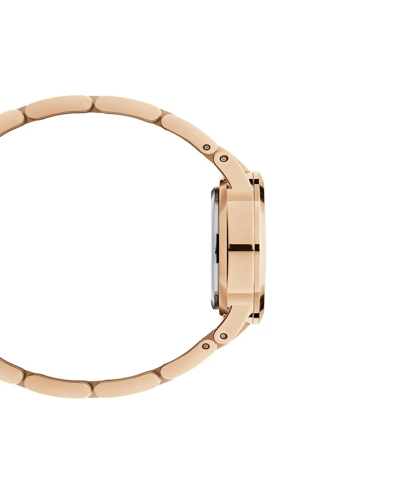 Daniel Wellington Unisex Analog Rose Gold-Tone Stainless Steel Watch, 28mm