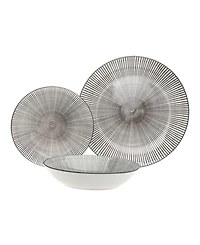 Godinger Laura Grey 12 Pc. Dinnerware Set, Service for 4