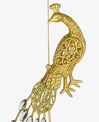 Holiday Lane Christmas Glitters Peacock Ornament, Macy's Exclusive