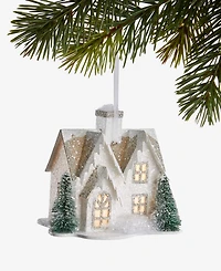 Holiday Lane Enchanted Emerald Light-Up House Ornament, Macy's Exclusive