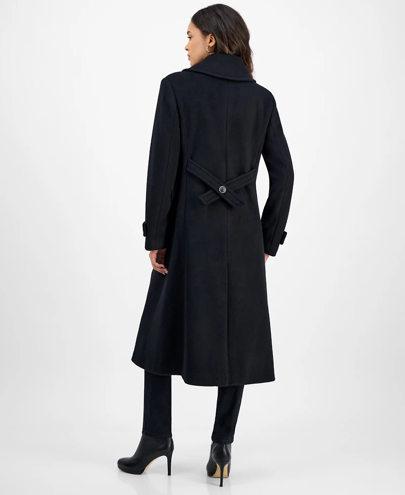 CeCe Women's Double-Breasted Maxi Coat